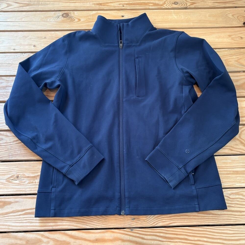 Lululemon Men’s Full Zip Sojourn Jacket Size M Navy Ap